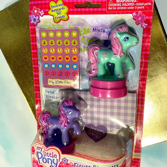 MY LITTLE PONY NWT VTG 2005 PONY FIGURE STAMPERS, STICKERS & NOTECARDS, INK - Picture 6 of 15
